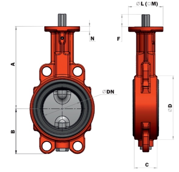 ABO 973B Dn 80 Pn 16 Затворы #1